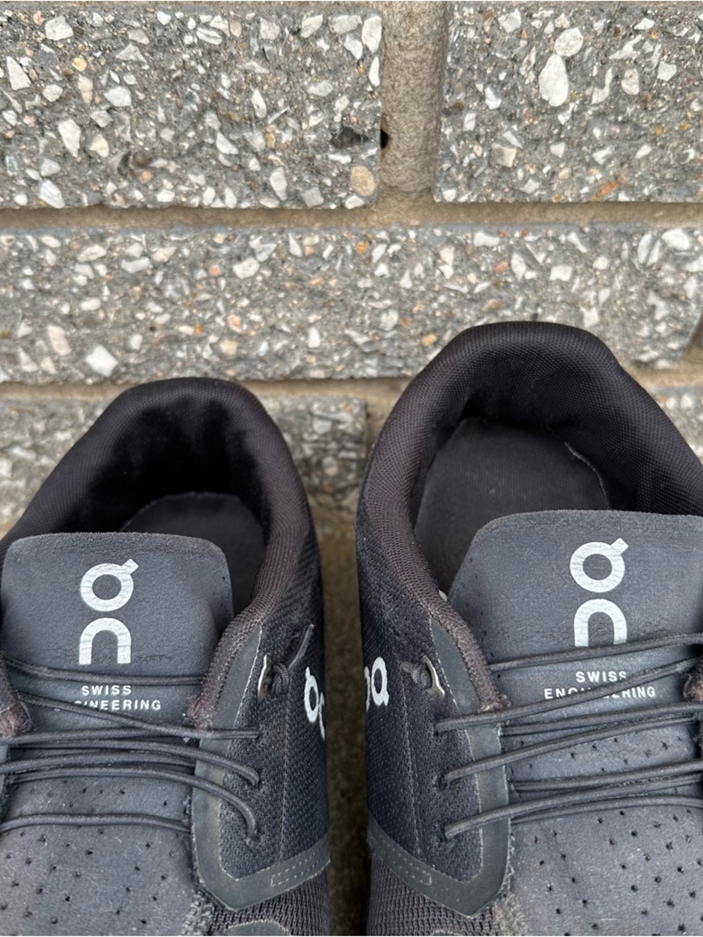 Men’s On Running Cloud 5 All Black Mesh Athletic Running Shoes Size 10 - Picture 11 of 12